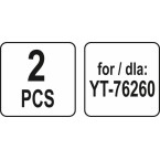 Peiliukai obliui YT-76260 (YT-76261) Peiliukai obliui YT-76260 (YT-76261)